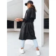Juodas moteriškas plonas paltas Binc Striukės