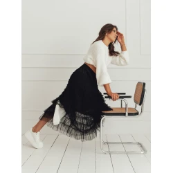 Moteriškas juodas sijonas Pastella