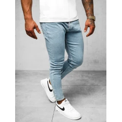 Vyriški šviesiai mėlyni džinsai Karum