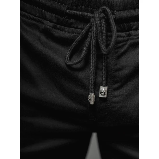 Vyriški juodos spalvos šortai Nica Šortai | Bridžai