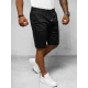 Vyriški juodos spalvos šortai Nica Šortai | Bridžai