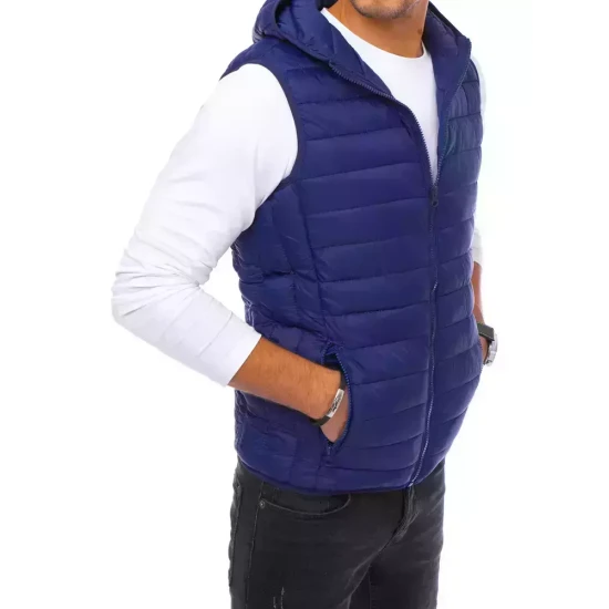 Vyriška tamsiai tamsiai mėlyna liemenė Koser TX3938