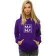 Moteriškas violetinis džemperis MAMA 