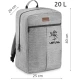Pilka lėktuvo kuprinė Stilistika (juoda) ZG830