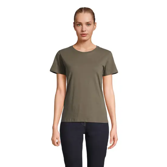 Moteriški chaki spalvos marškinėliai Regent Women 01825