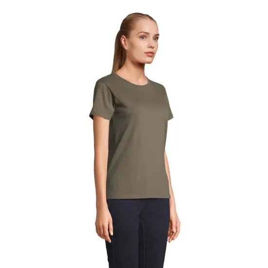 Moteriški chaki spalvos marškinėliai Regent Women 01825