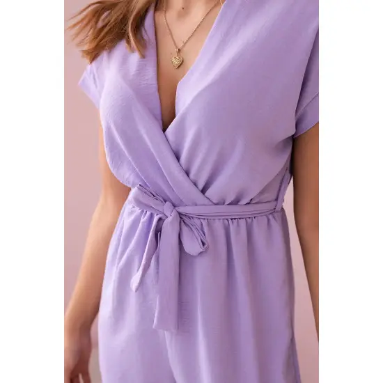 Moteriškas šviesiai violetinis kombinezonas Nicolette 28777