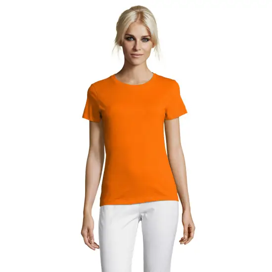 Moteriški oranžiniai marškinėliai Regent Women 01825