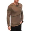 Vyriškas rudas džemperis Zipper OM-SSNZ-22FW-005