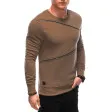 Мужской коричневый свитшот Zipper