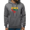 Sale Mens black hooded sweatshirt LTU JS/2009