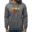 Sale Men's black hooded sweatshirt LTU