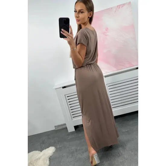 Ruda suknelė Linda 24957
