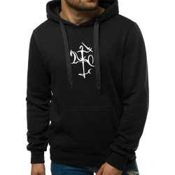 Vyriškas juodas džemperis Stilistika