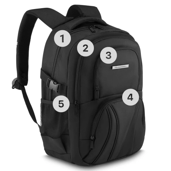 Juodos spalvos kuprinė Harvard ZG868