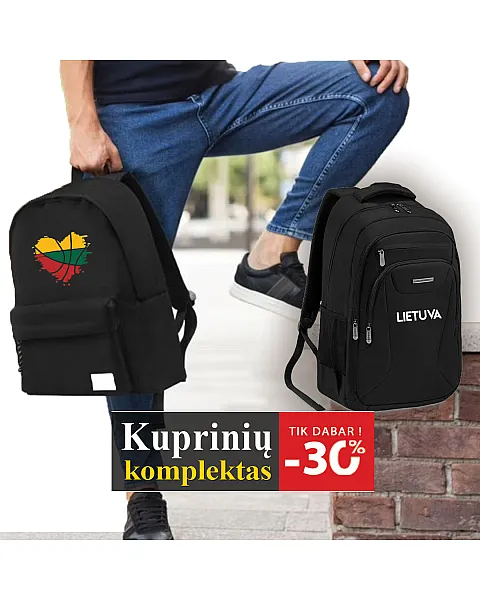 Dviejų kuprinių rinkinys Lietuva