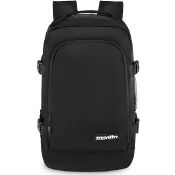 Black Aviator Airplane Travel Backpack