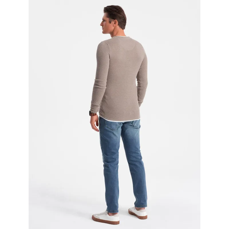 Meeste pruun kampsun Finn V8 OM-SWSW-0103
