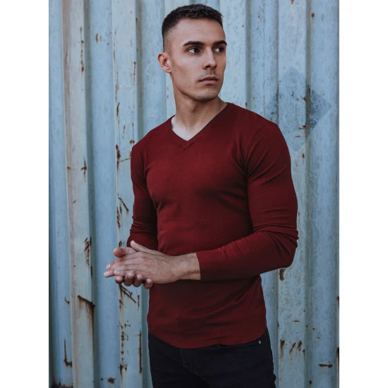 Bordo vyriškas megztinis Henri WX1917