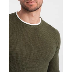 Vyriškas chaki spalvos megztinis Finn