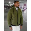 Vyriška chaki žieminė striukė Edi JS/31M5023/62Z