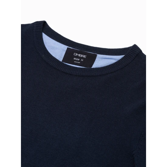 Vyriškas tamsiai mėlynos spalvos megztinis Oscar V13 OM-SWBS-0106