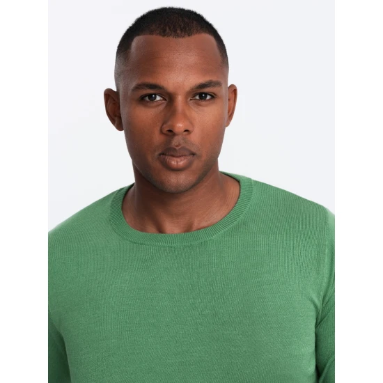 Vyriškas žalios spalvos megztinis Oscar V13 OM-SWBS-0106