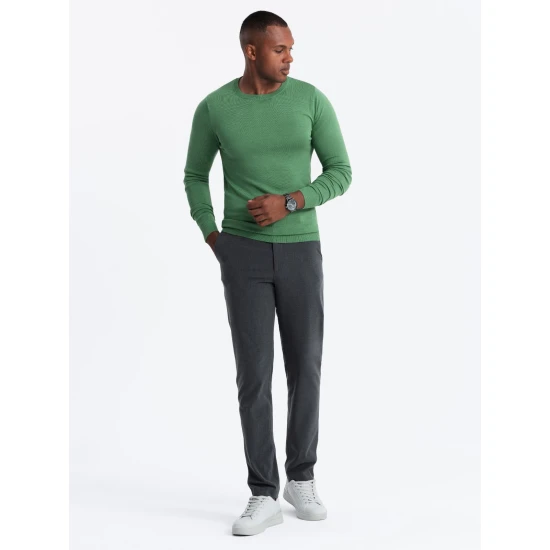 Vyriškas žalios spalvos megztinis Oscar V13 OM-SWBS-0106