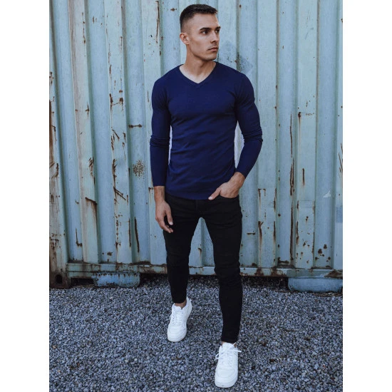 Mėlynas vyriškas megztinis Henri WX1915