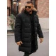 Vyriška juodos spalvos žieminė striukė Fred JS/25M9803/392
