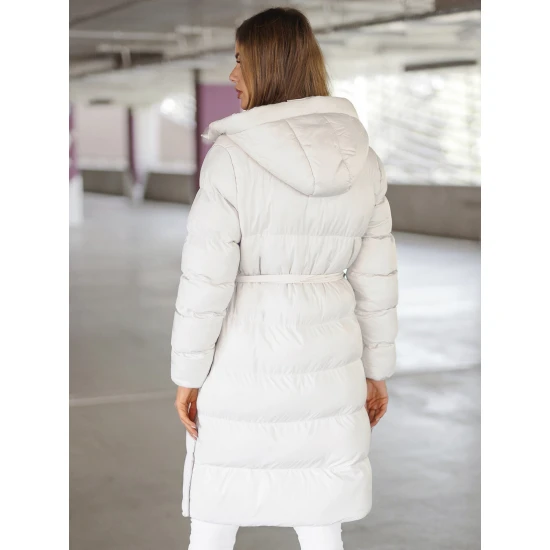 Baltos spalvos žieminis paltas Elin JS/5M3253/281Z