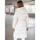 Baltos spalvos žieminis paltas Elin JS/5M3253/281Z