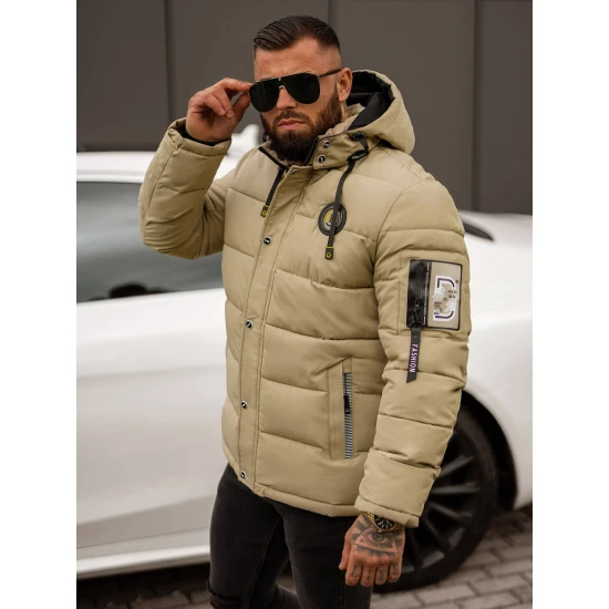 Vyriška ruda žieminė striukė Lorenco JS/57M7503/62Z