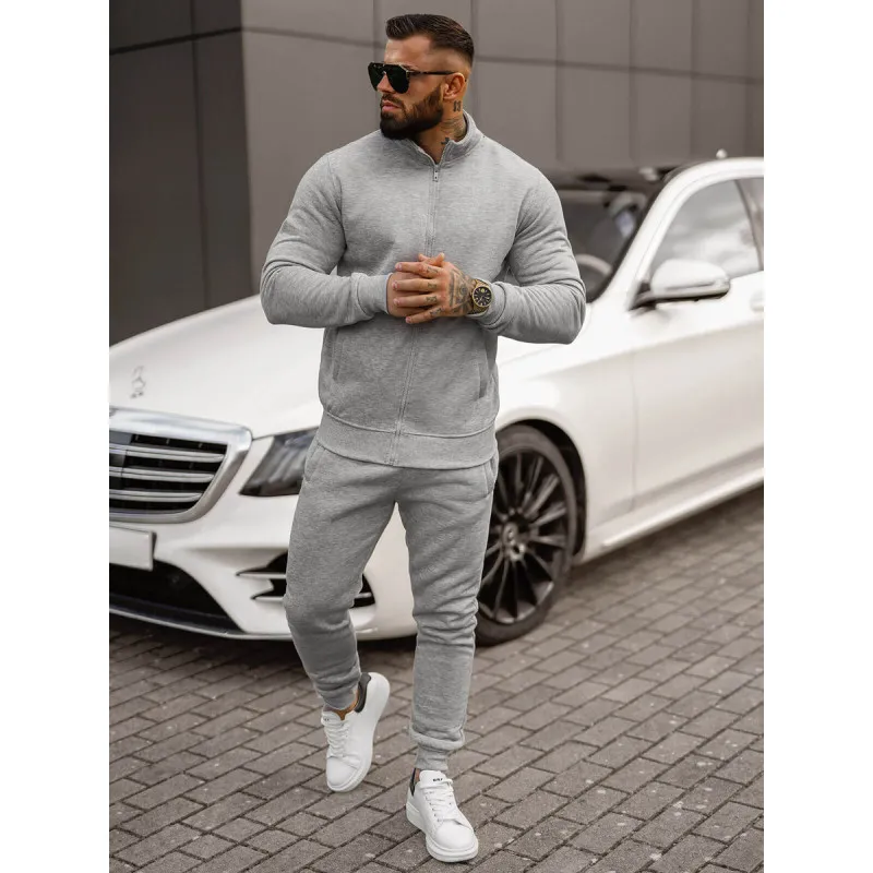Šviesiai pilkas vyriškas sportinis kostiumas Armin JS/68C10385/2Z