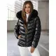 Juoda blizgi moteriška striukė Alexa JS/5M3138/392AZ
