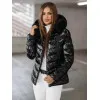 Juoda blizgi moteriška striukė Alexa JS/5M3138/392AZ