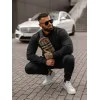 Juodas vyriškas sportinis kostiumas Armin JS/68C10385/3Z