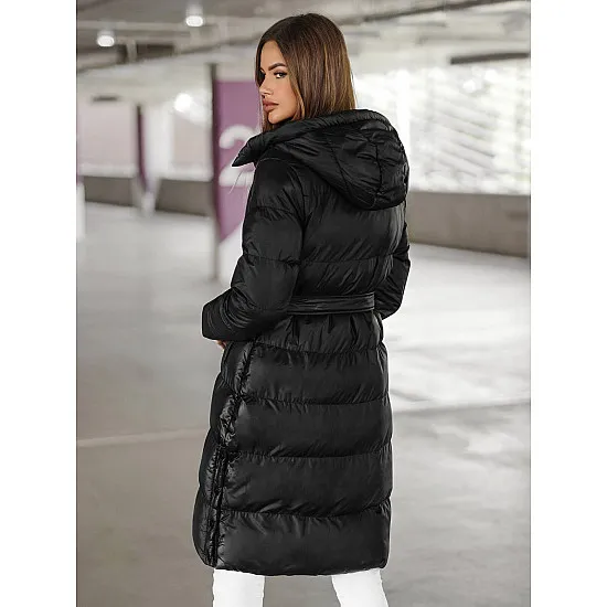 Melns ziemas mētelis Elin JS/5M3253/392Z