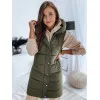 Noelin khaki värvi kapuutsiga vest TY3132
