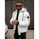 Męska biała kurtka zimowa Martim JS/31M5031/281