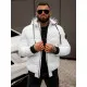 Męska biała kurtka zimowa Martim JS/31M5031/281