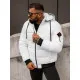 Męska biała kurtka zimowa Martim JS/31M5031/281