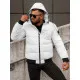 Męska biała kurtka zimowa Martim JS/31M5031/281