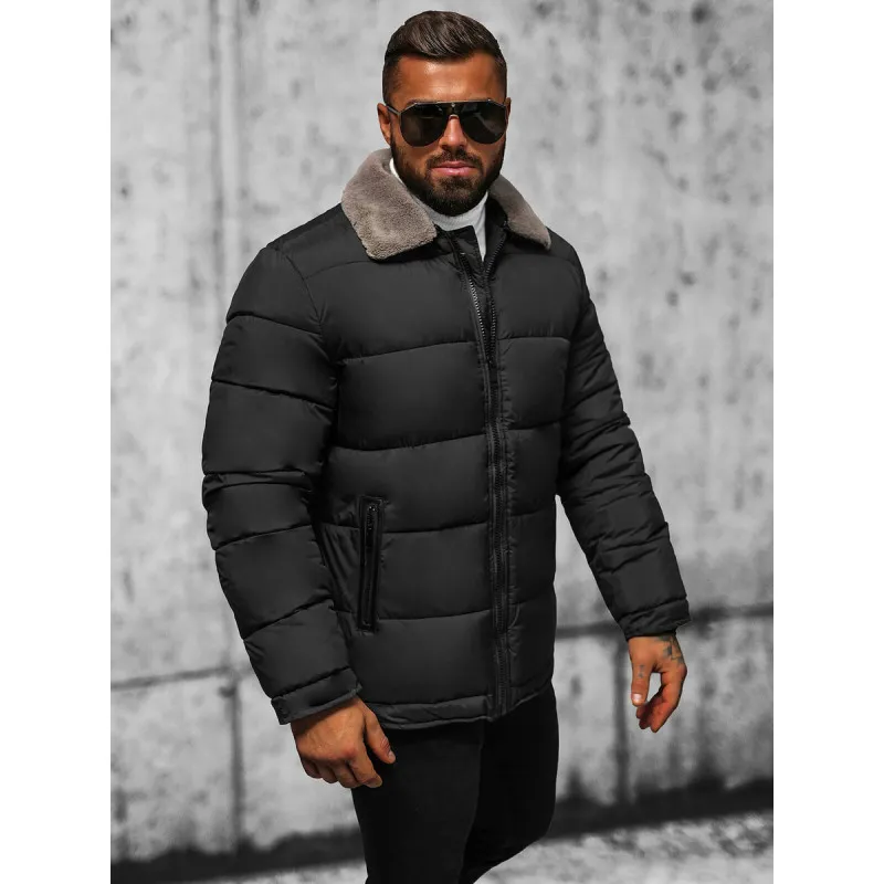 Meeste must tepitud jakk Andre JS/31M5010