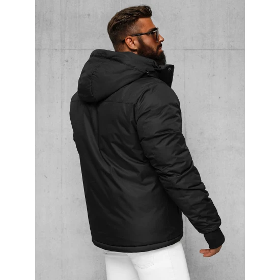 Juoda vyriška žieminė striukė Gamol JS/91M9906/392Z