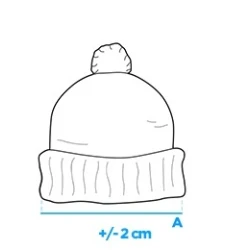 Juodos spalvos kepurė unisex Reni