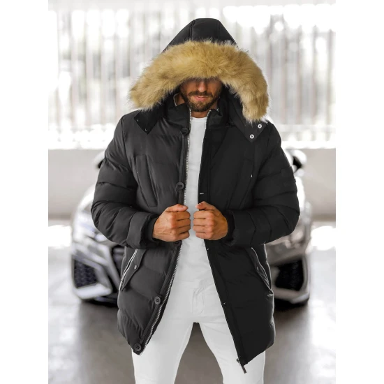 Juoda žieminė vyriška striukė Tulen JS/5M3122/392Z