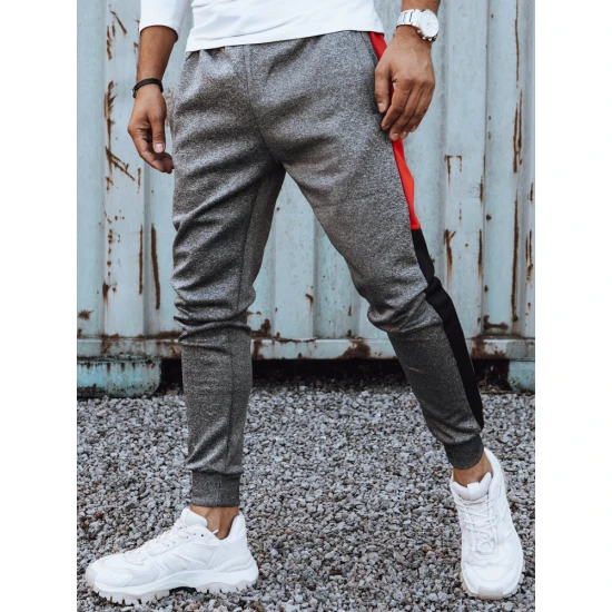 Vyriškos tamsiai pilkos spalvos kelnės Nuno Laisvalaikio kelnės