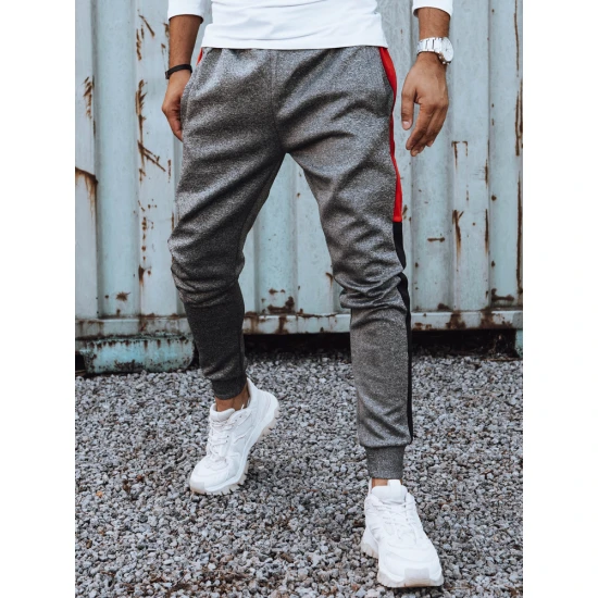 Vyriškos tamsiai pilkos spalvos kelnės Nuno Laisvalaikio kelnės