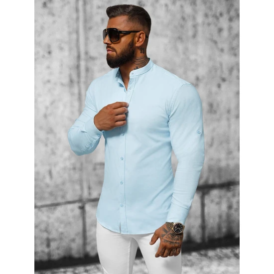 Šviesiai mėlyni marškiniai Muno O/V59Z